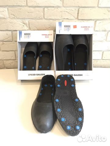 Галоши с металическими шипами Nordic Grip Норвегия