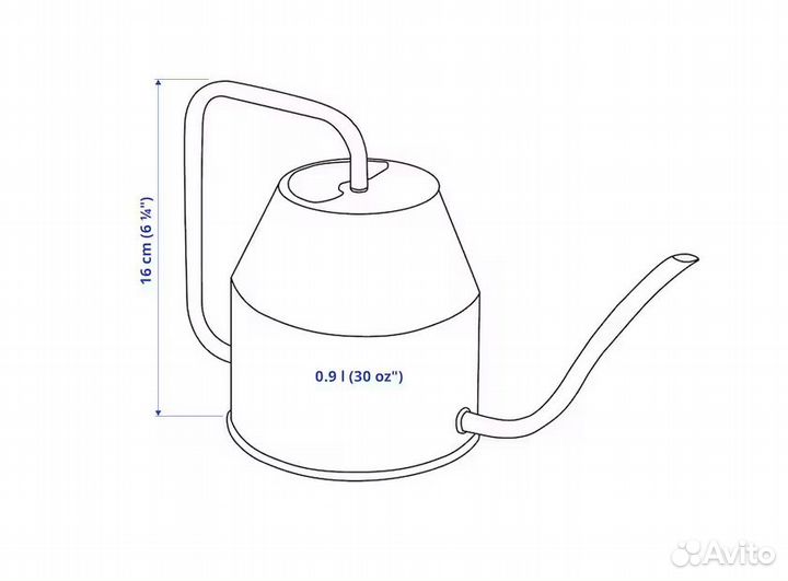 Vattenkrasse IKEA лейка