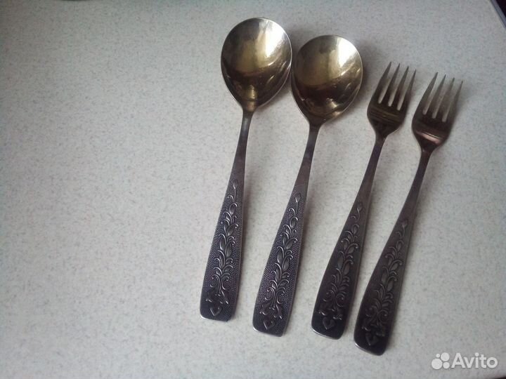 Ложки вилки СССР мельхиоровые