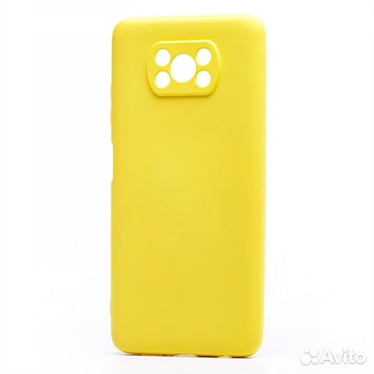 Чехол Full Original Design для Xiaomi Poco X3 желт