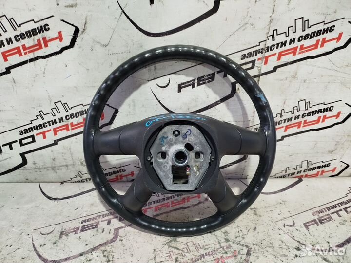 Руль chevrolet trailblazer GMT360 С airbag пустой 4 луча мультируль кожа черный S3760