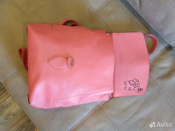 Рюкзак женский кожаный новый