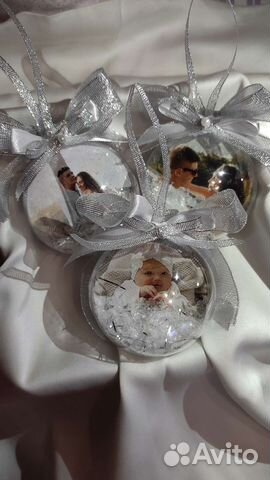 Новогодний шар с Вашей фотографией на заказ