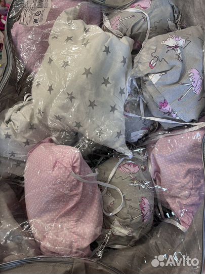 Бортики на кроватку