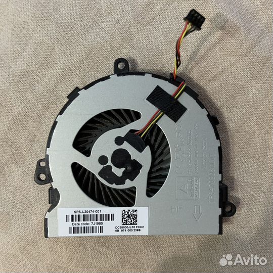 Вентилятор для ноутбука HP 15-rb082ur