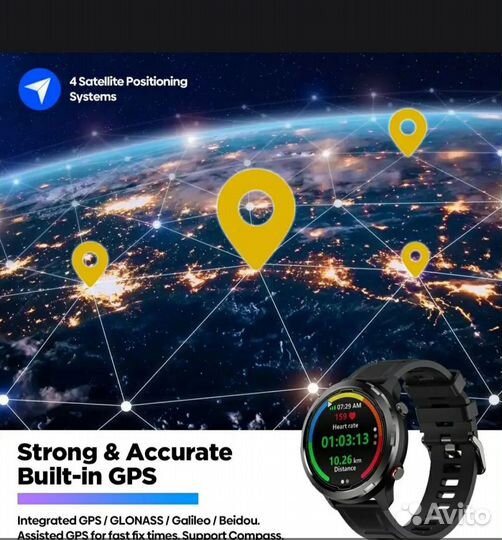 SMART watch Смарт-часы Zeblaze Stratos 2 Lite GPS