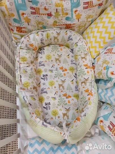 Кроватка Pali, борты, кокон, пеленальная доска