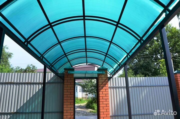 Изготовление металлоконструкций Навесы Козырьки