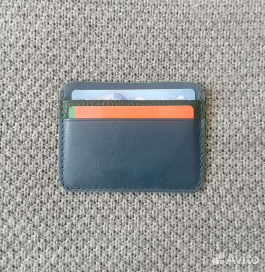 Картхолдер из натуральной кожи ручной работы