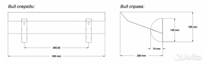 Экраны отражатели кондиционеров 60, 75 и 100 см