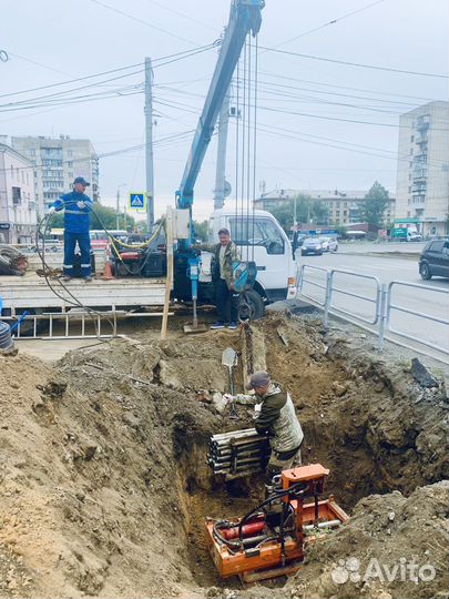 ГНБ. Прокол грунта. Вода,канализация,футляр