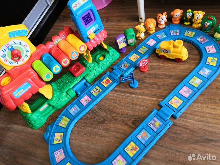 Поезд, железная дорога, обучающая смартвиль