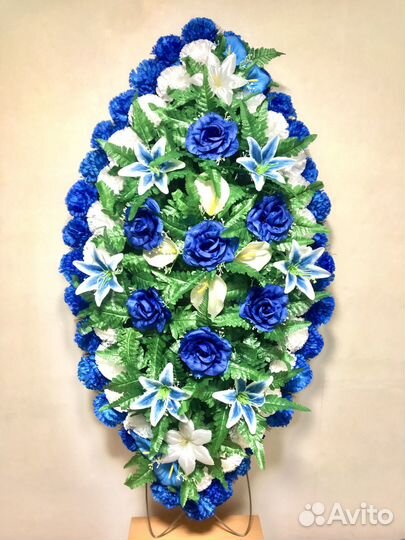 Ритуальные венки из искусственных цветов