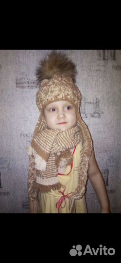 Комплект шапка шарф