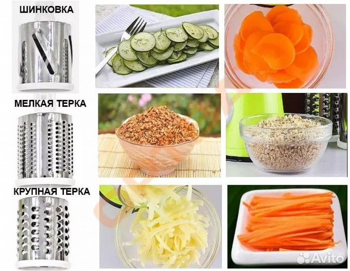 Овощерезка мультислайсер для овощей и фруктов