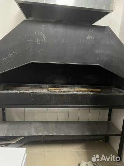 Мангал с зонтом