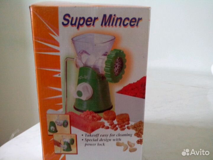 Мясорубка ручная, новая