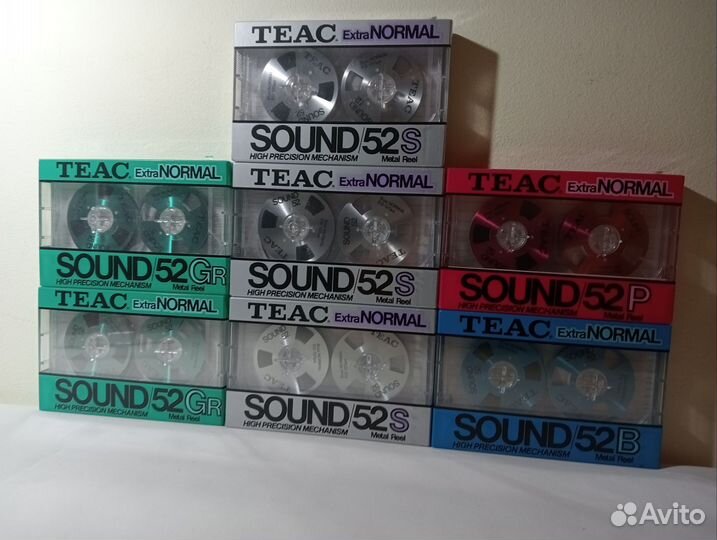 Аудиокассеты новые Teac Sound 52 S B P Gr