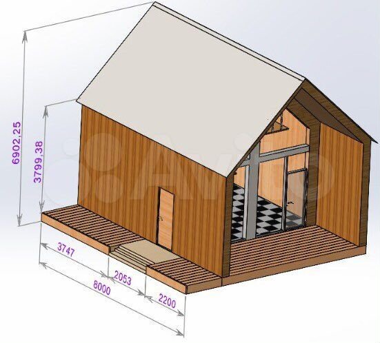 Дом 94,5 м² на участке 12,4 сот.