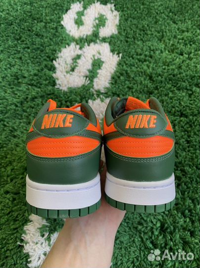 Nike Dunk Low Retro Miami Hurricanes оригинал