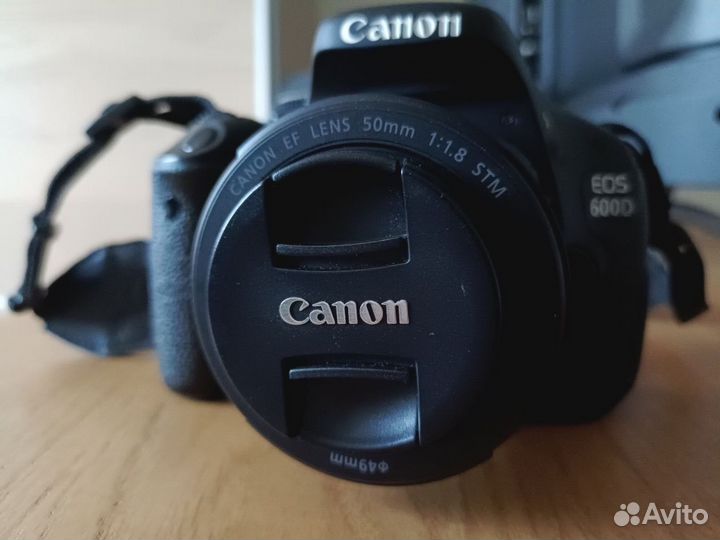 Зеркальный фотоаппарат canon eos 600d