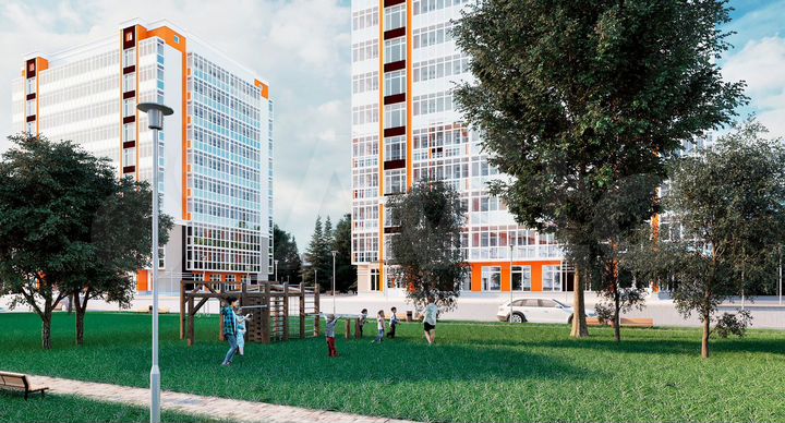 2-к. квартира, 61,9 м², 4/10 эт.