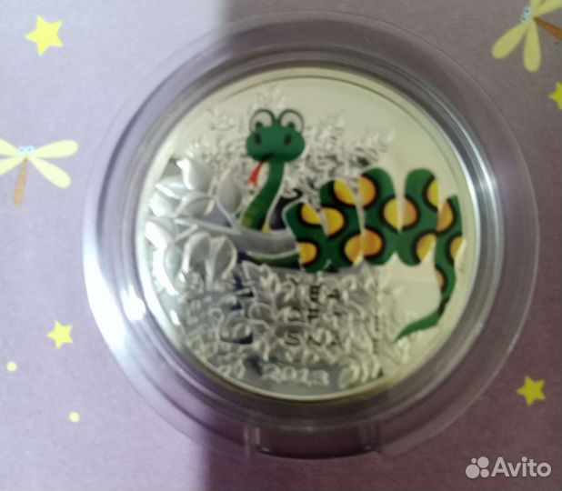 Монета Серебро 925 пробы 1 доллар Остров Ниуэ