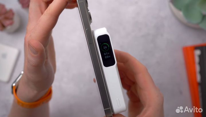 Внешний аккамулятор Anker MagGo Power Bank, Qi 15W