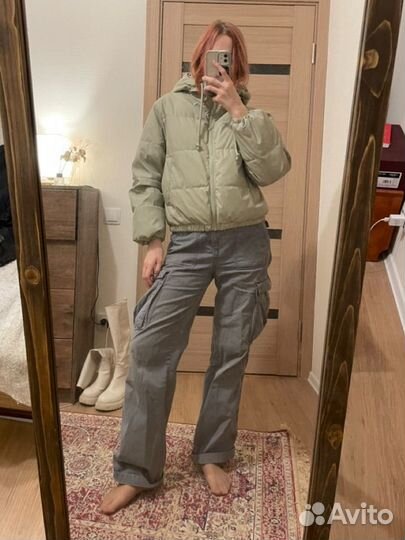 Пуховик укороченный женский