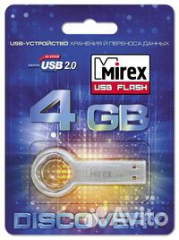 Flash Usb 2.0 Mirex round KEY на 4GB