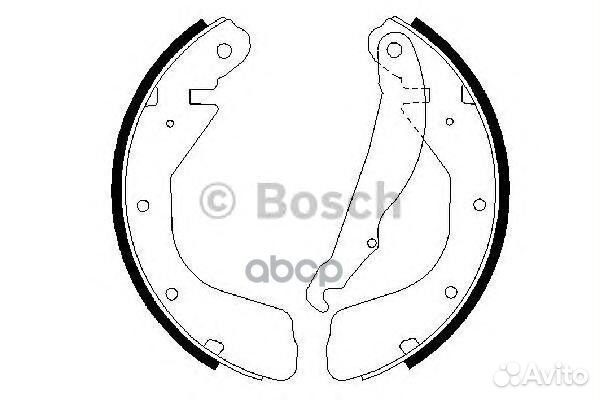 0 986 487 264 Колодки торм.бар.opel astra F/G/C