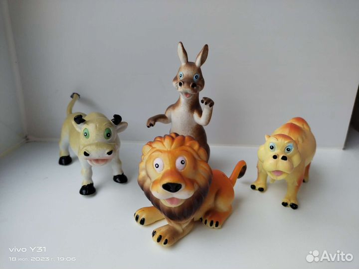 Дикие животные игрушки