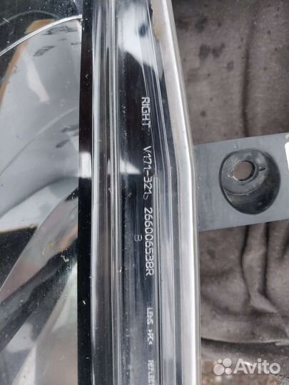 Птф renault kaptur правая