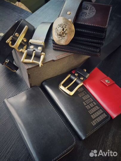 Кошелек из натуральной кожи