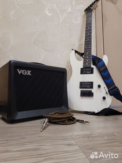 Электрогитара Jaсkson JS11 Dinky c комбиком VOX