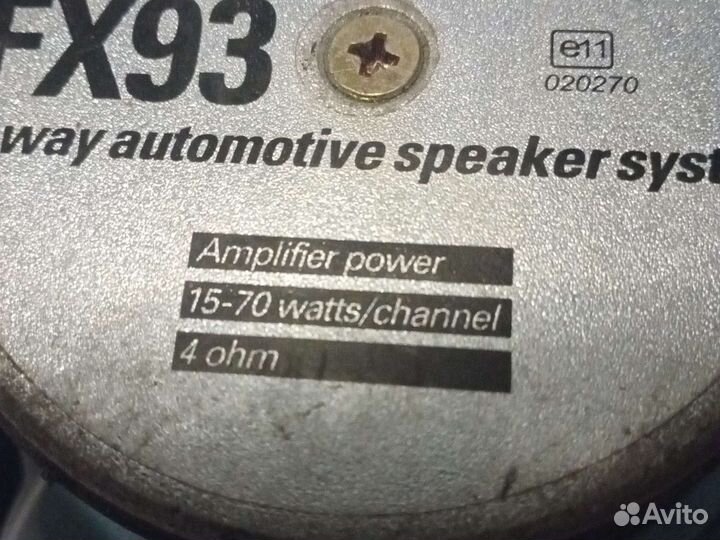 Динамики Boston fx93 овальные