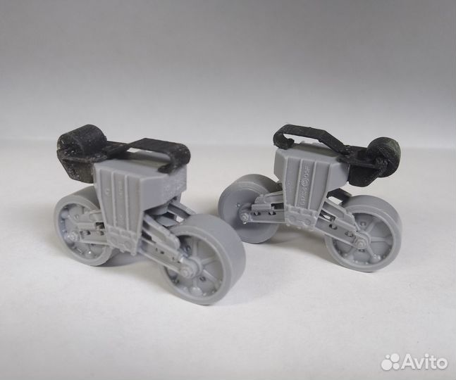 Дополнение для модели танка Sherman.Тележки набор2