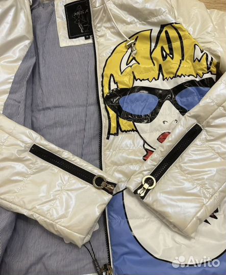 Куртка италия с принтом