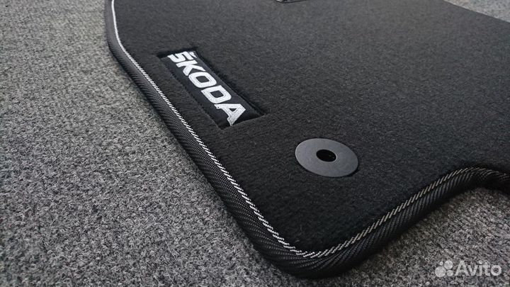 Ворсовые ковры Бельгия для Skoda Octavia A7