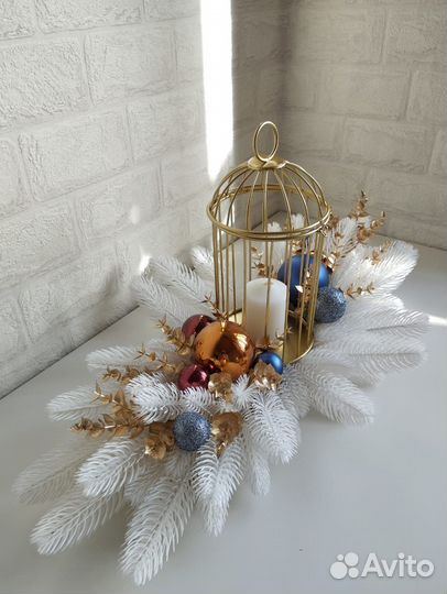 Новогодний подсвечник