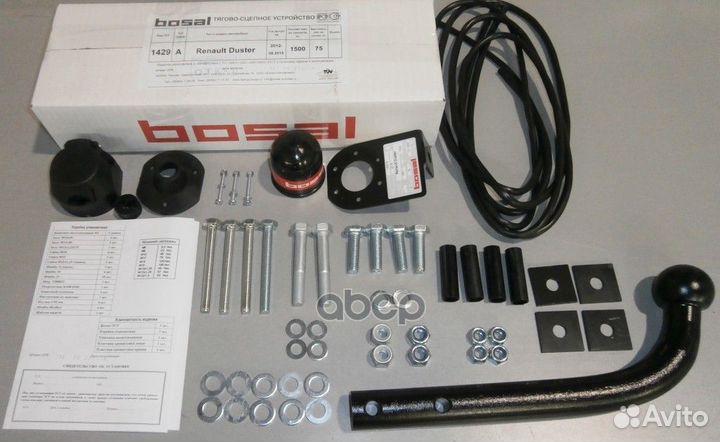 Фаркоп renault duster 12-15 (тип шара A/под выр