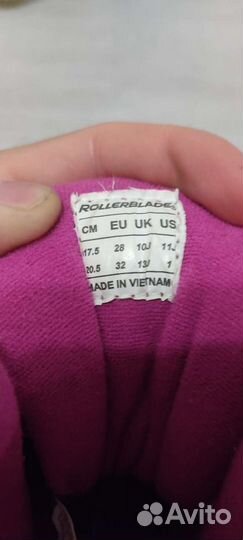Роликовые коньки rollerblade детские