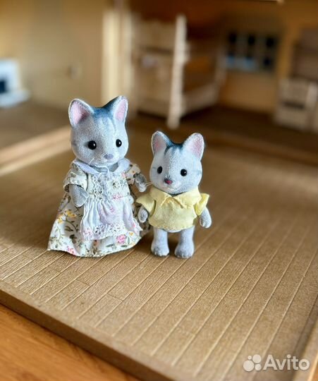 Sylvanian families семья кошек вискас