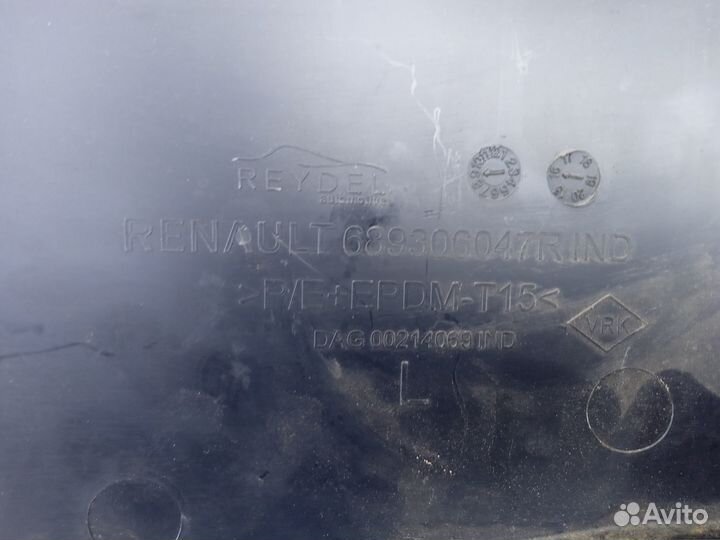 Накладка центральной консоли Renault Kaptur