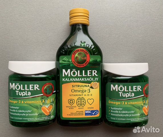 Рыбий жир moller omega 3