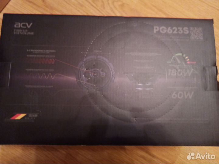 Акустика аcv 16,5 см комплект новый