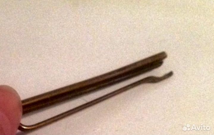 Зажим Винтаж на галстук с перлам. вставками СССР