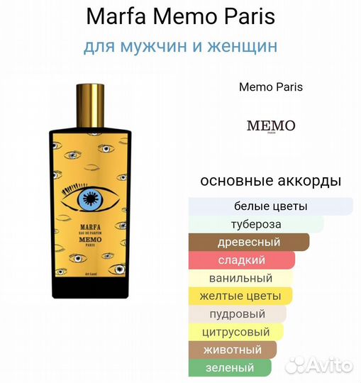 Memo marfa пробник