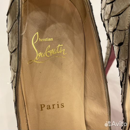 Туфли christian louboutin 39,5 босоножки оригинал