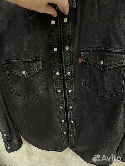 Джинсовая рубашка levis